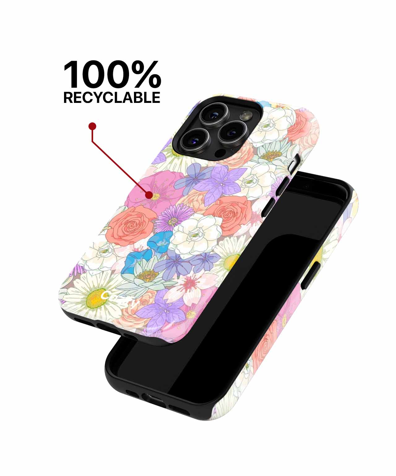 Colorful Floral Fantasy Blooms iPhone case Case Cazify - Delivery Canada