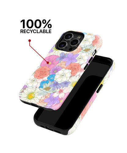 Colorful Floral Fantasy Blooms iPhone case Case Cazify - Delivery Canada