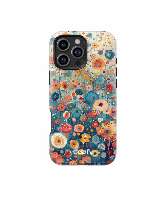 Colorful Floral Fantasy Forest iPhone case Case Cazify - Delivery Canada