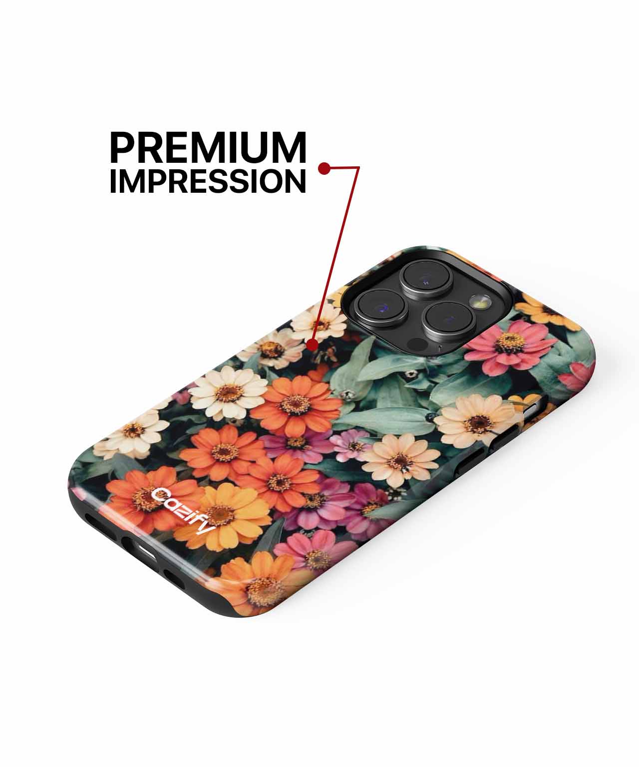 Colorful Floral Fiesta Blooming Joy iPhone case Case Cazify - Delivery Canada