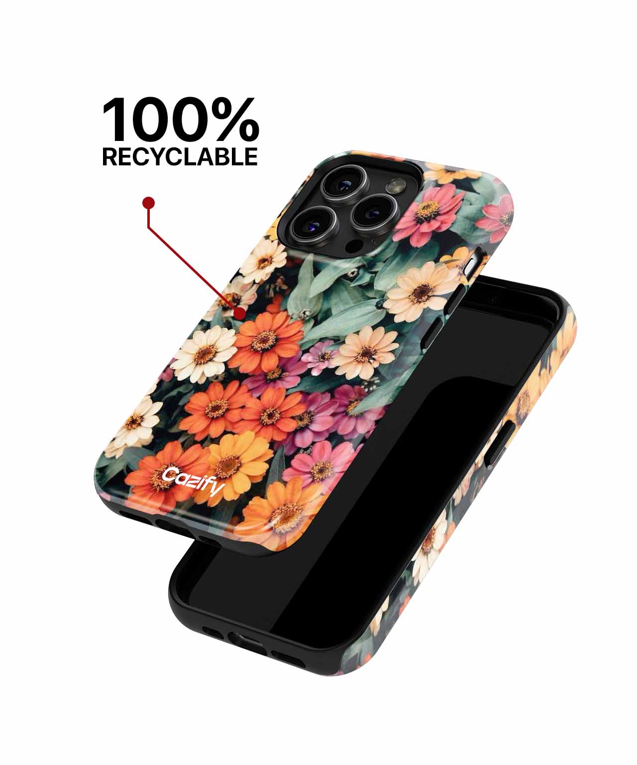 Colorful Floral Fiesta Blooming Joy iPhone case Case Cazify - Delivery Canada