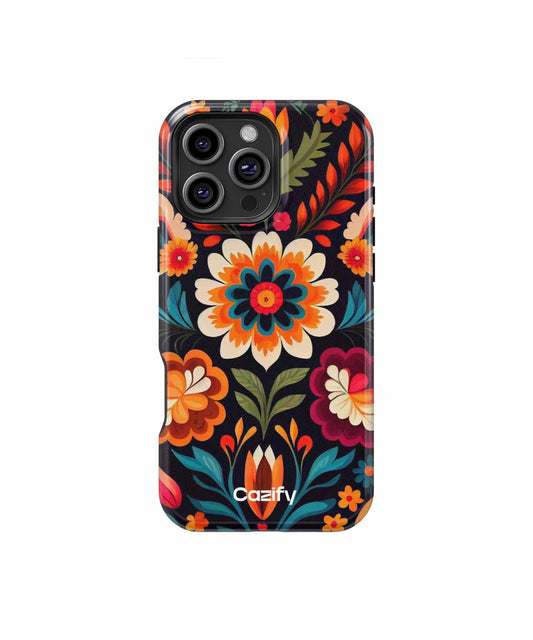 Colorful Floral Fiesta of Happiness iPhone case Case Cazify - Delivery Canada