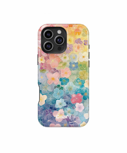 Colorful Floral Wonderland of Petals iPhone case Case Cazify - Delivery Canada