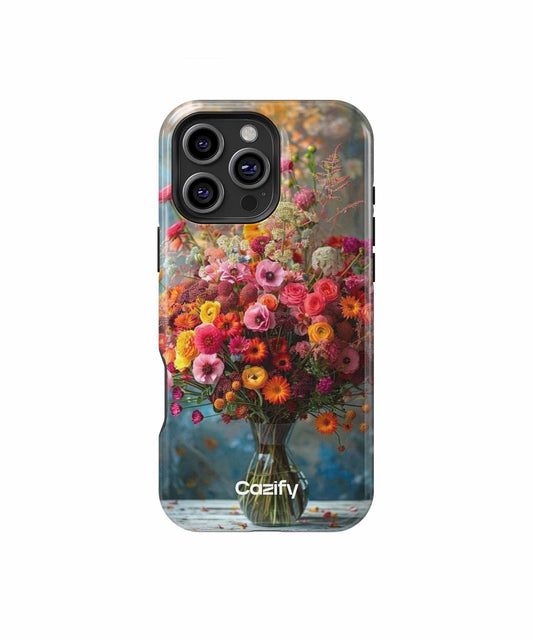 Colorful Flower Explosion in a Vase iPhone case Case Cazify - Delivery Canada