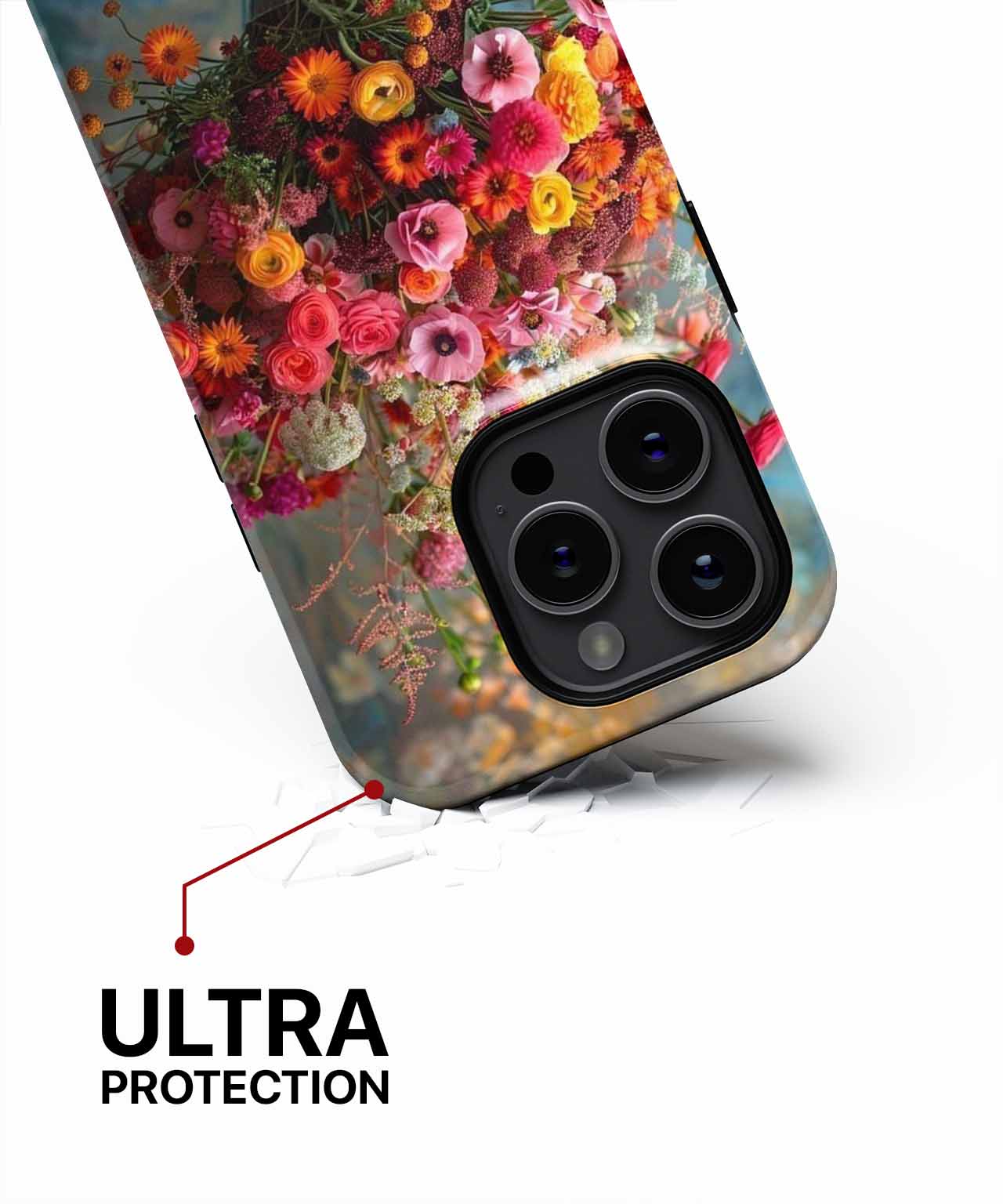 Colorful Flower Explosion in a Vase iPhone case Case Cazify - Delivery Canada