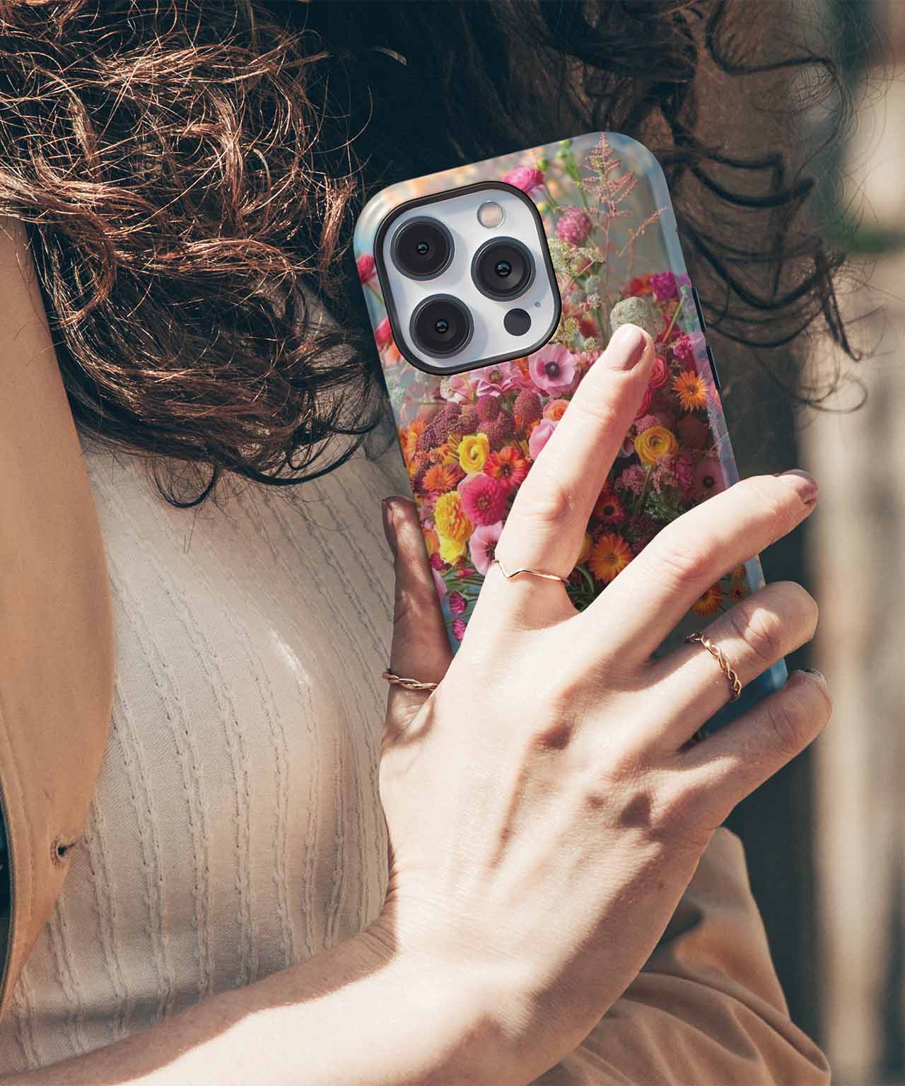 Colorful Flower Explosion in a Vase iPhone case Case Cazify - Delivery Canada