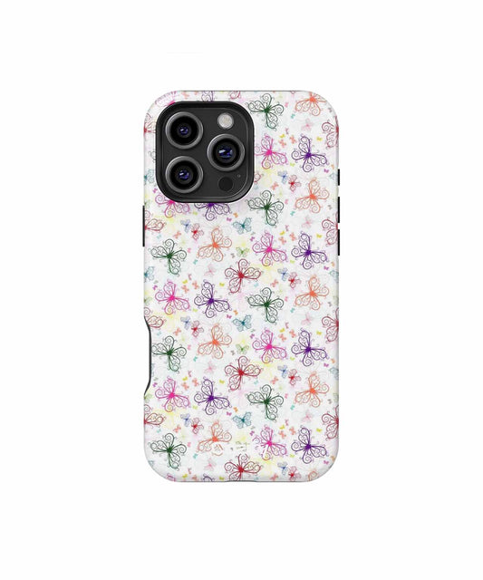 Colorful Fluttering Butterflies Dance Everywhere iPhone case Case Cazify - Delivery Canada