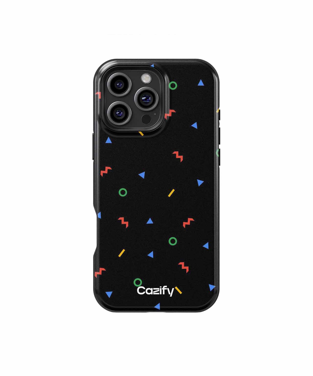 Colorful Fun Shapes Party Vibes iPhone case Case Cazify - Delivery Canada