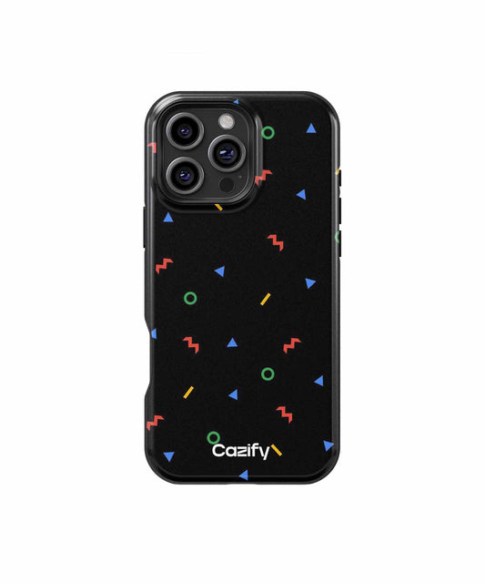 Colorful Fun Shapes Party Vibes iPhone case Case Cazify - Delivery Canada