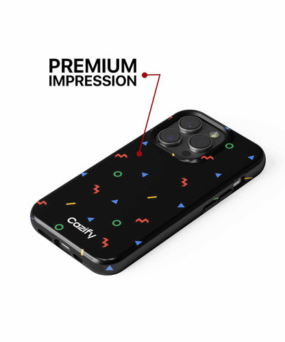 Colorful Fun Shapes Party Vibes iPhone case Case Cazify - Delivery Canada