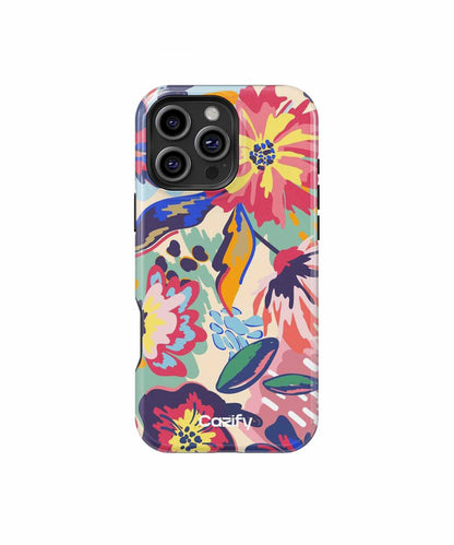 Colorful Garden Party Delight iPhone case Case Cazify - Delivery Canada