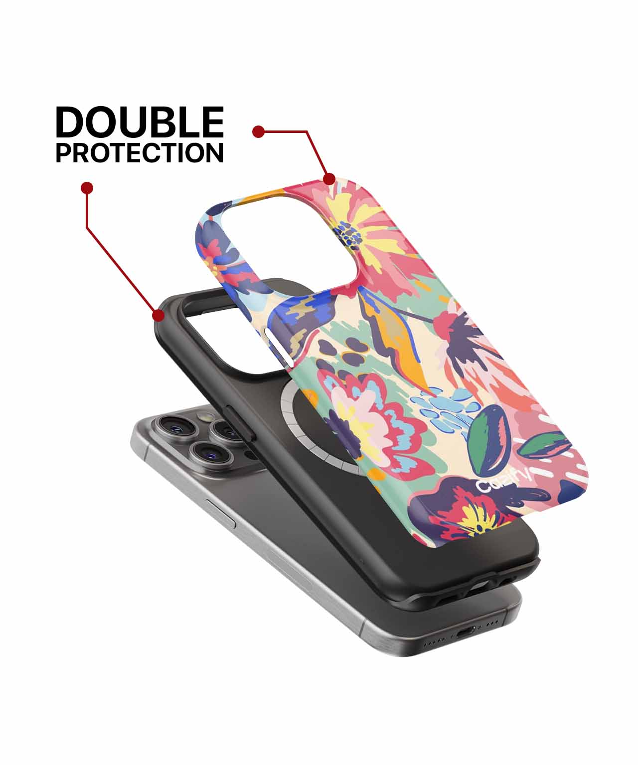Colorful Garden Party Delight iPhone case Case Cazify - Delivery Canada