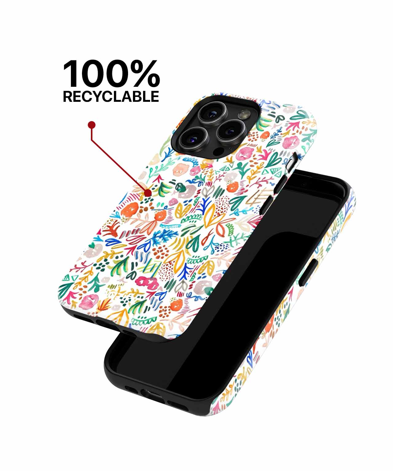 Colorful Garden Party Extravaganza iPhone case Case Cazify - Delivery Canada