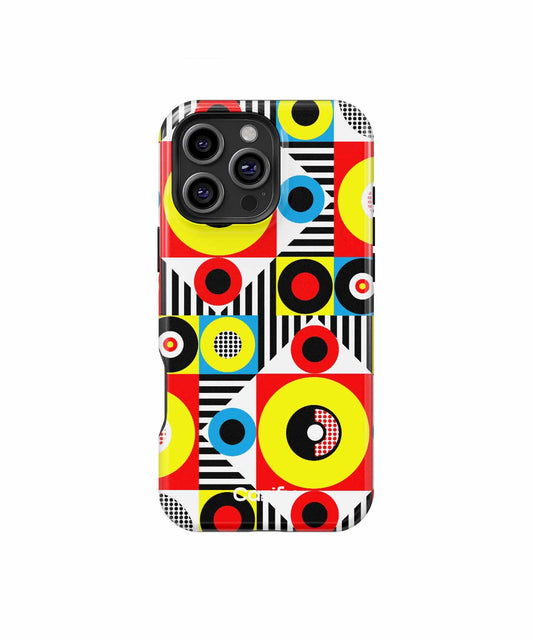 Colorful Geometric Fun Explosion iPhone case Case Cazify - Delivery Canada