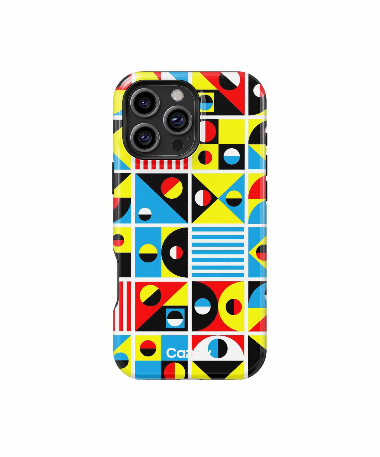 Colorful Geometric Fun House Patterns iPhone case Case Cazify - Delivery Canada