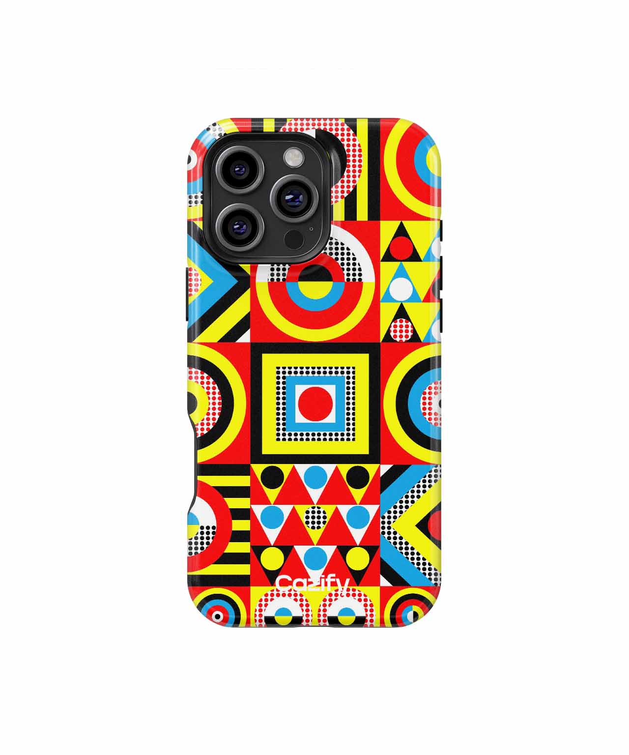 Colorful Geometric Pattern Extravaganza iPhone case Case Cazify - Delivery Canada