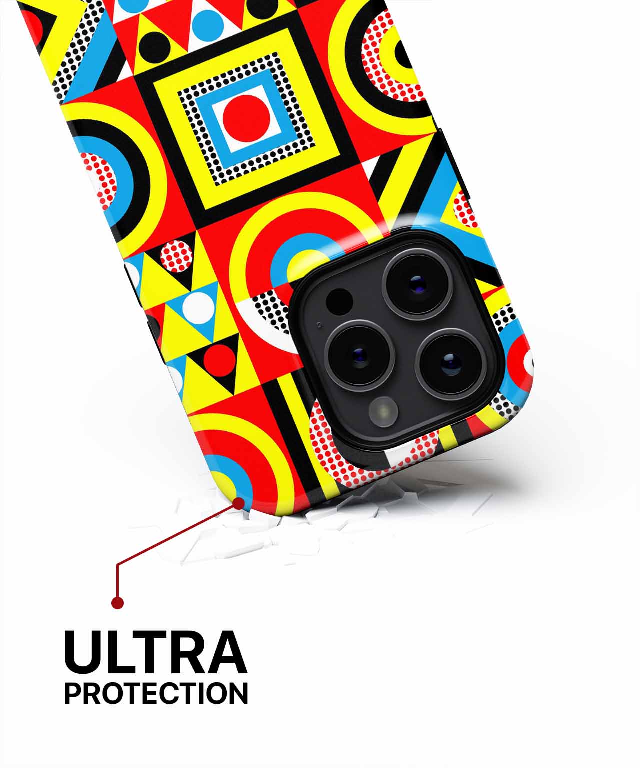 Colorful Geometric Pattern Extravaganza iPhone case Case Cazify - Delivery Canada