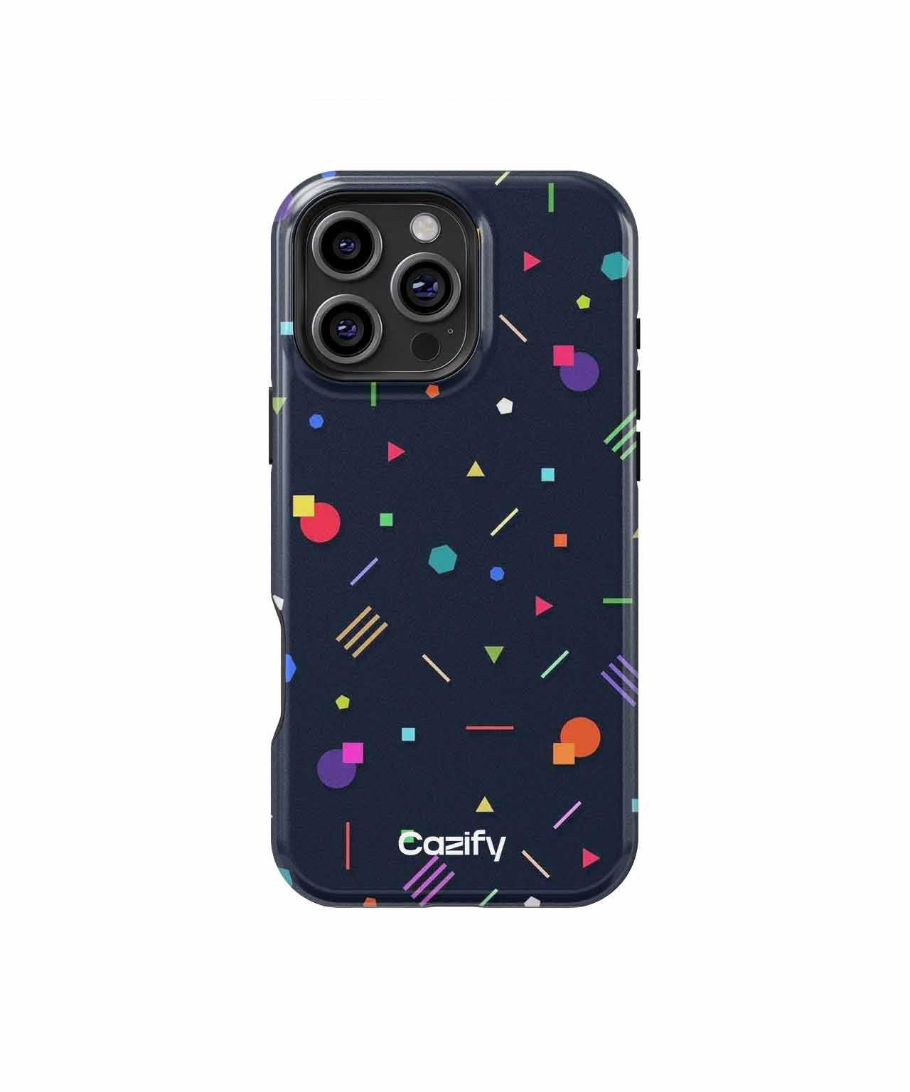 Colorful Geometry Party Extravaganza iPhone case Case Cazify - Delivery Canada