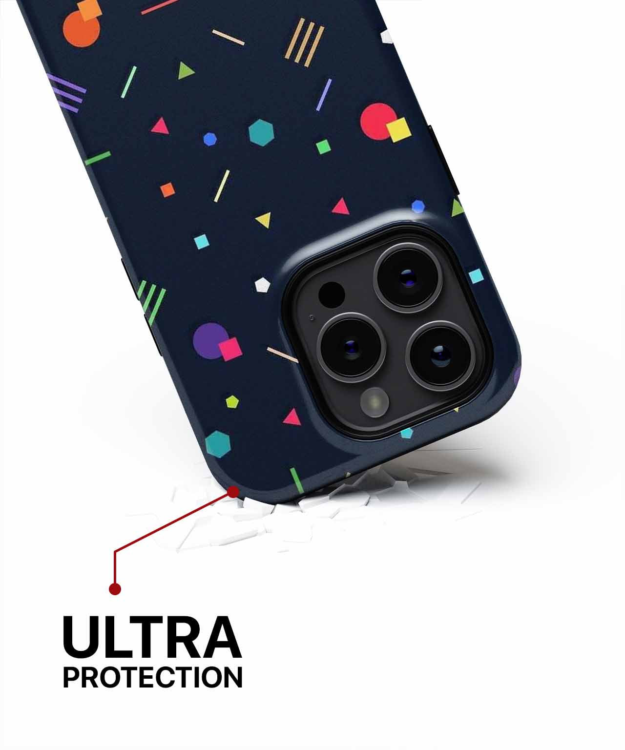 Colorful Geometry Party Extravaganza iPhone case Case Cazify - Delivery Canada