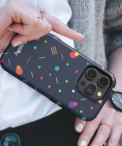 Colorful Geometry Party Extravaganza iPhone case Case Cazify - Delivery Canada
