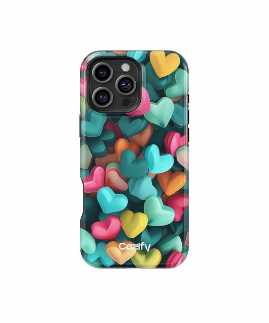 Colorful Heart Celebration of Love iPhone case Case Cazify - Delivery Canada