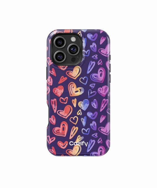 Colorful Heart Explosion of Love iPhone case Case Cazify - Delivery Canada