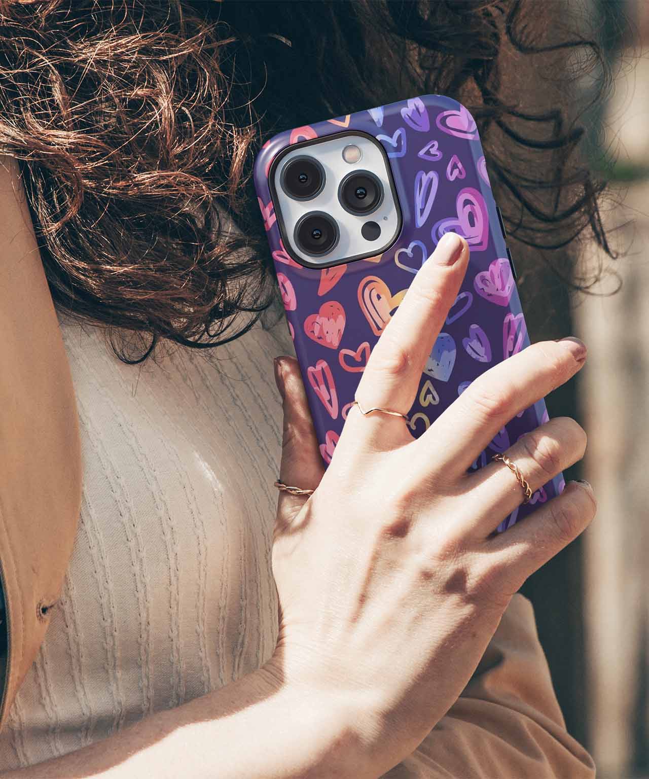 Colorful Heart Explosion of Love iPhone case Case Cazify - Delivery Canada