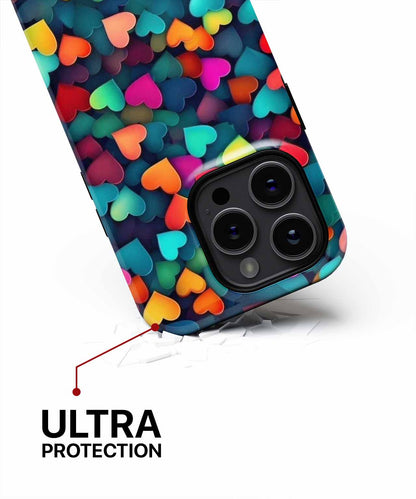 Colorful Heart Party Explosion iPhone case Case Cazify - Delivery Canada