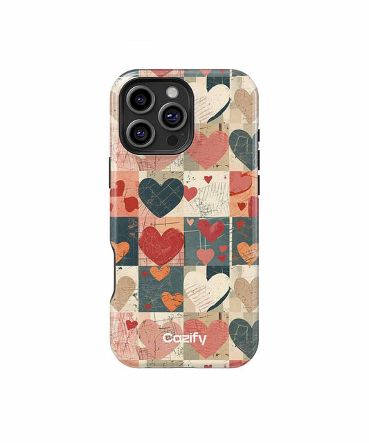 Colorful Heartfelt Pattern of Love iPhone case Case Cazify - Delivery Canada