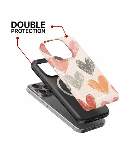 Colorful Heartfelt Patterns of Love iPhone case Case Cazify - Delivery Canada