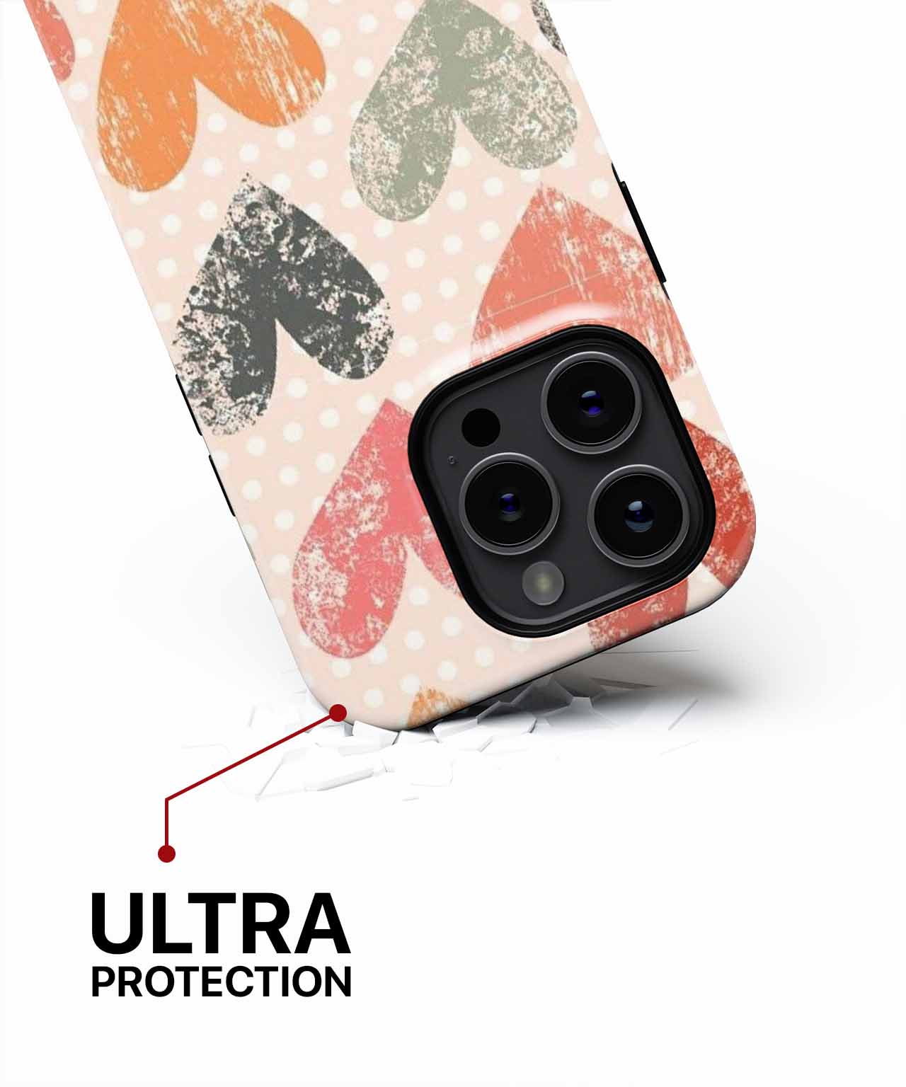 Colorful Heartfelt Patterns of Love iPhone case Case Cazify - Delivery Canada
