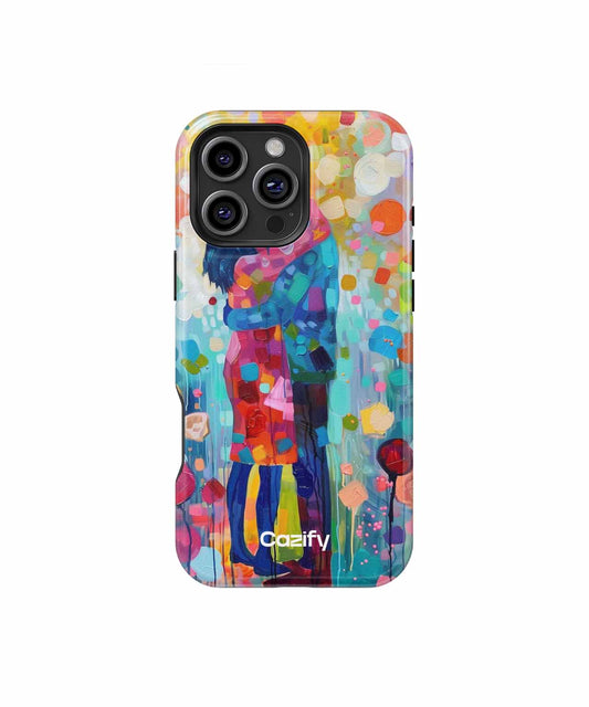 Colorful Love in a Rainbow Hug iPhone case Case Cazify - Delivery Canada