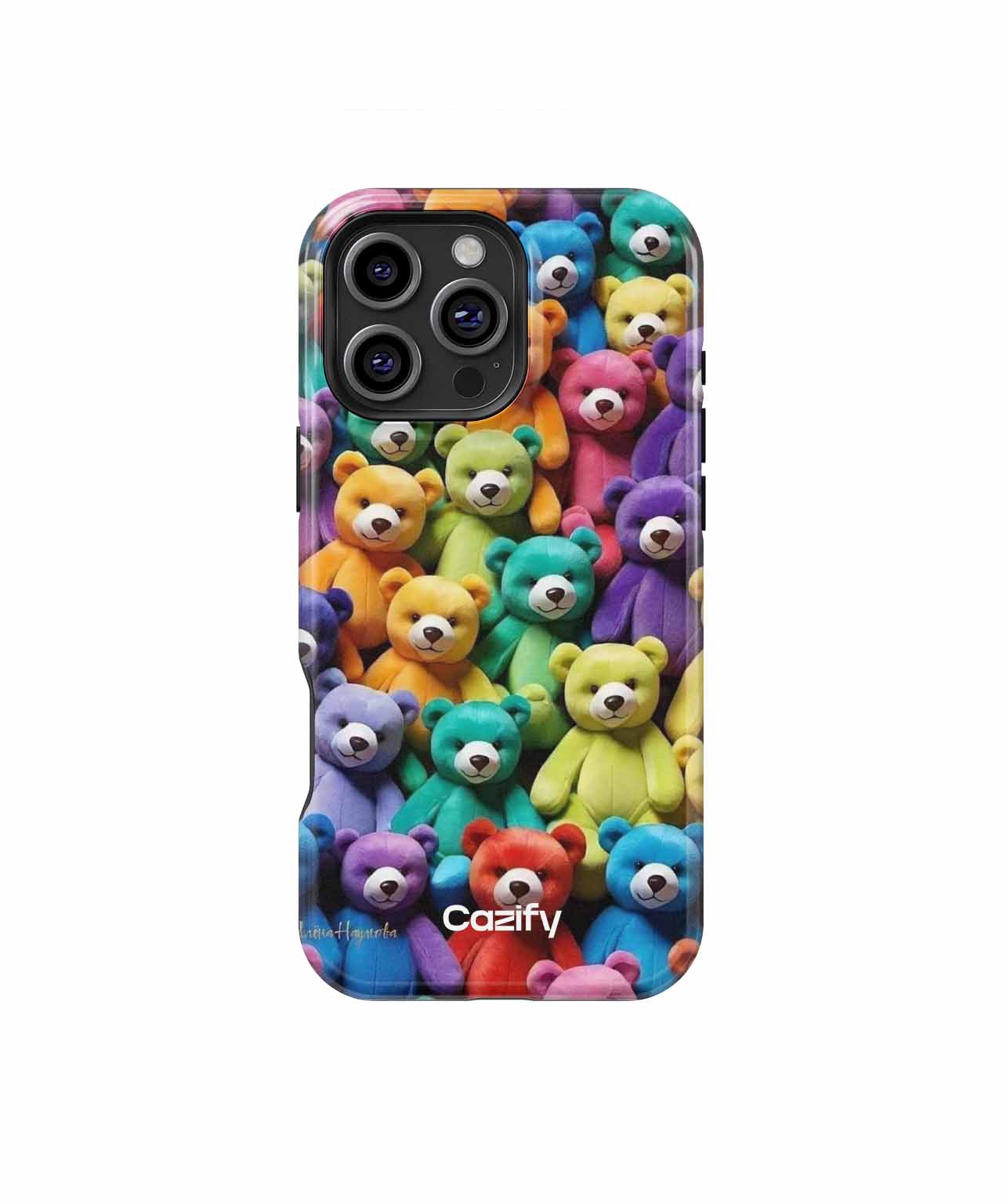 Colorful Plush Bear Parade iPhone case Case Cazify - Delivery Canada