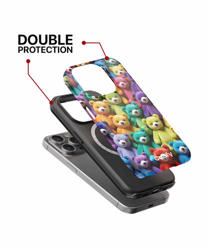Colorful Plush Bear Parade iPhone case Case Cazify - Delivery Canada