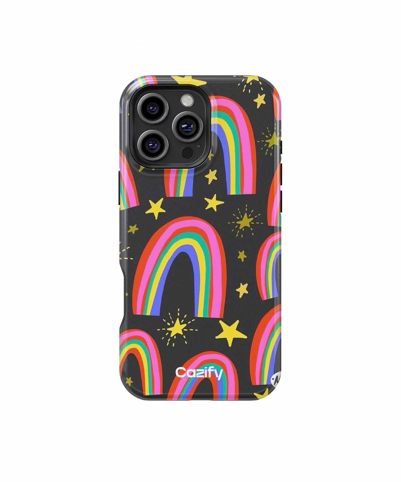 Colorful Rainbows and Shiny Stars Galore iPhone case Case Cazify - Delivery Canada