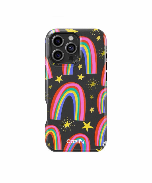 Colorful Rainbows and Shiny Stars Galore iPhone case Case Cazify - Delivery Canada