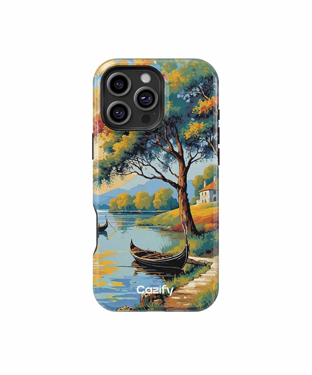Colorful Sunset Lake Adventure iPhone case Case Cazify - Delivery Canada