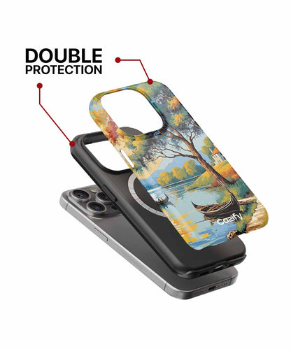 Colorful Sunset Lake Adventure iPhone case Case Cazify - Delivery Canada