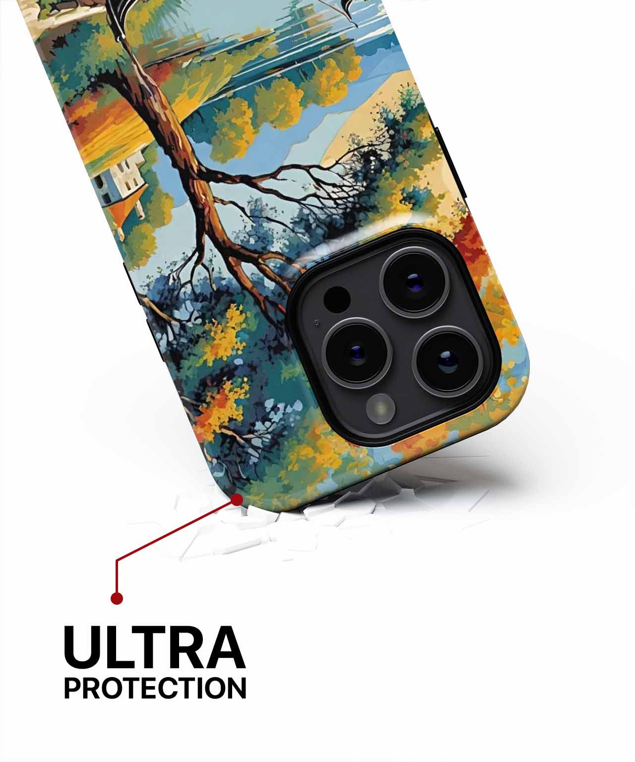 Colorful Sunset Lake Adventure iPhone case Case Cazify - Delivery Canada