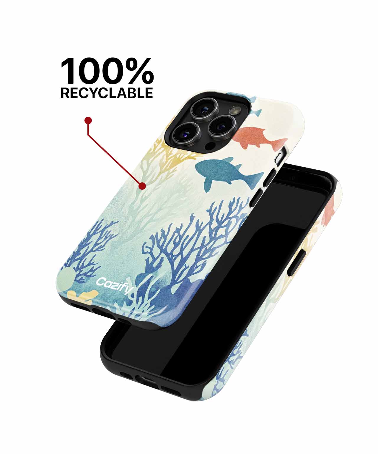 Colorful Swimming Fish Party iPhone case Case Cazify - Delivery Canada