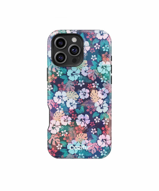 Colorful Tropical Paradise Blooms iPhone case Case Cazify - Delivery Canada
