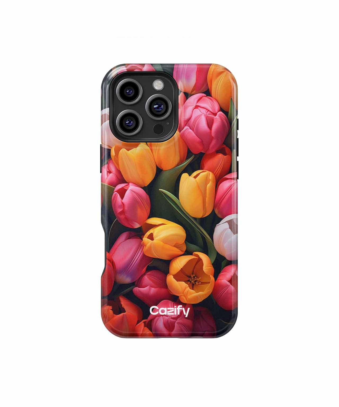 Colorful Tulip Party in a Garden iPhone case Case Cazify - Delivery Canada