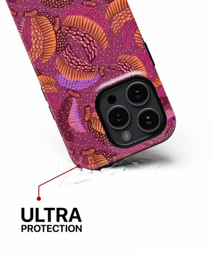 Colorful Twirling Leaves Dance Party iPhone case Case Cazify - Delivery Canada