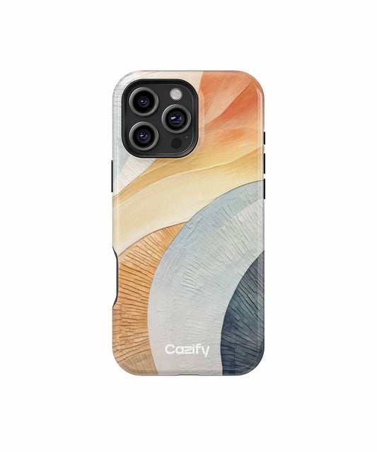 Colorful Waves of Whimsy and Serenity iPhone case Case Cazify - Delivery Canada