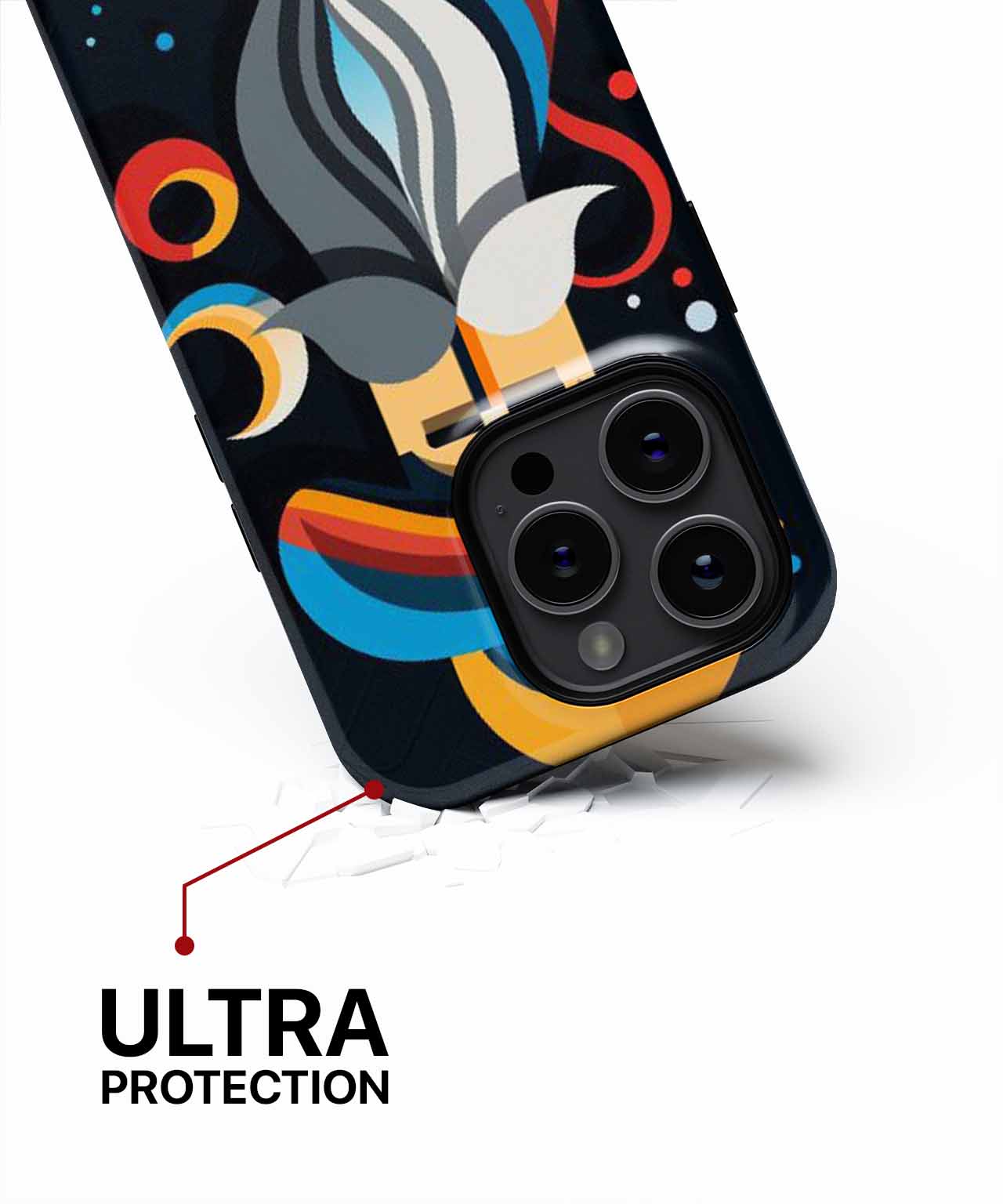 Colorful Whimsical Wizard with a Big Beard iPhone case Case Cazify - Delivery Canada