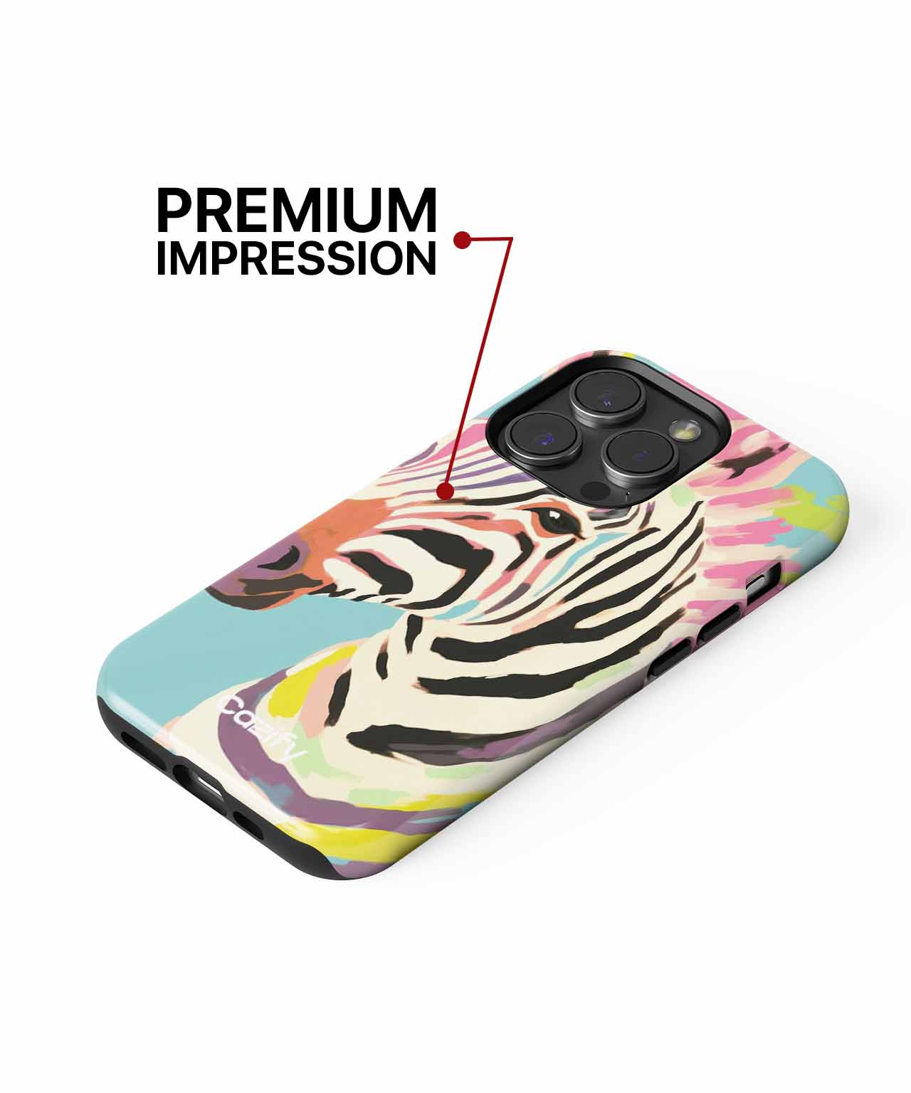 Colorful Zebra in a Rainbow Dream iPhone case Case Cazify - Delivery Canada