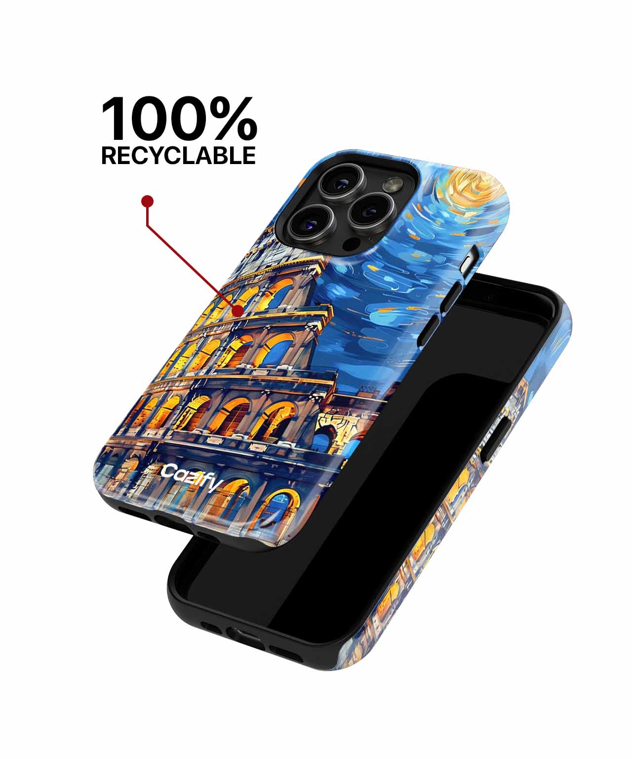 Colosseum Under Starry Night Sky iPhone case Case Cazify - Delivery Canada