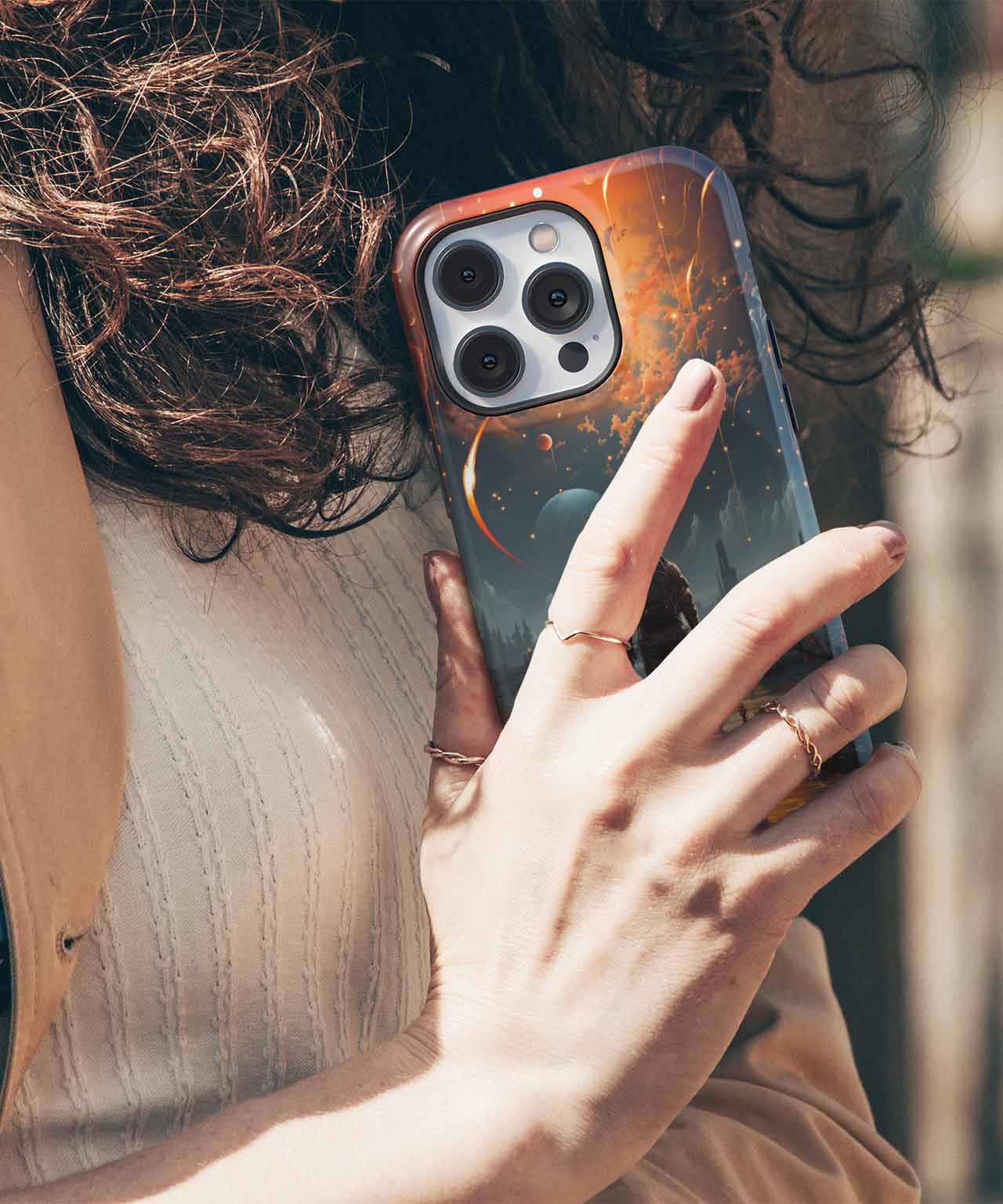 Cosmic Adventure Awaits in the Stars iPhone case Case Cazify - Delivery Canada