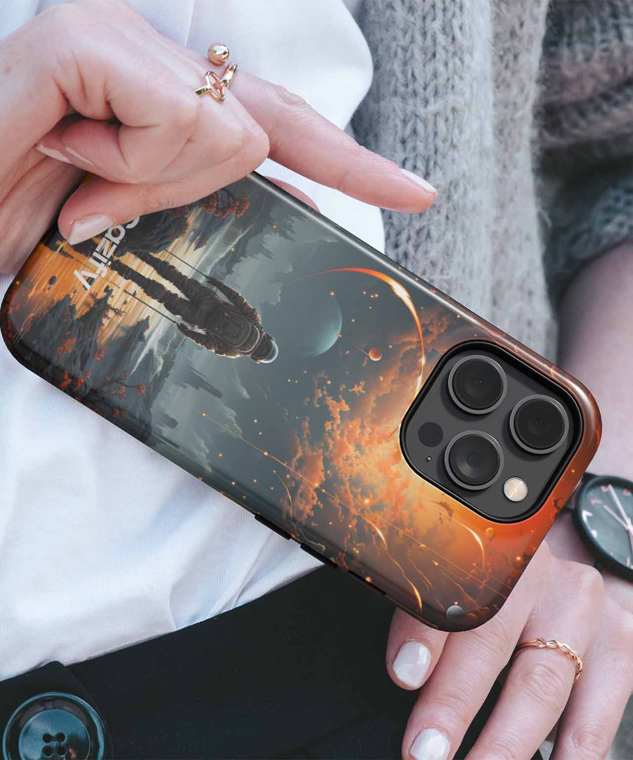 Cosmic Adventure Awaits in the Stars iPhone case Case Cazify - Delivery Canada
