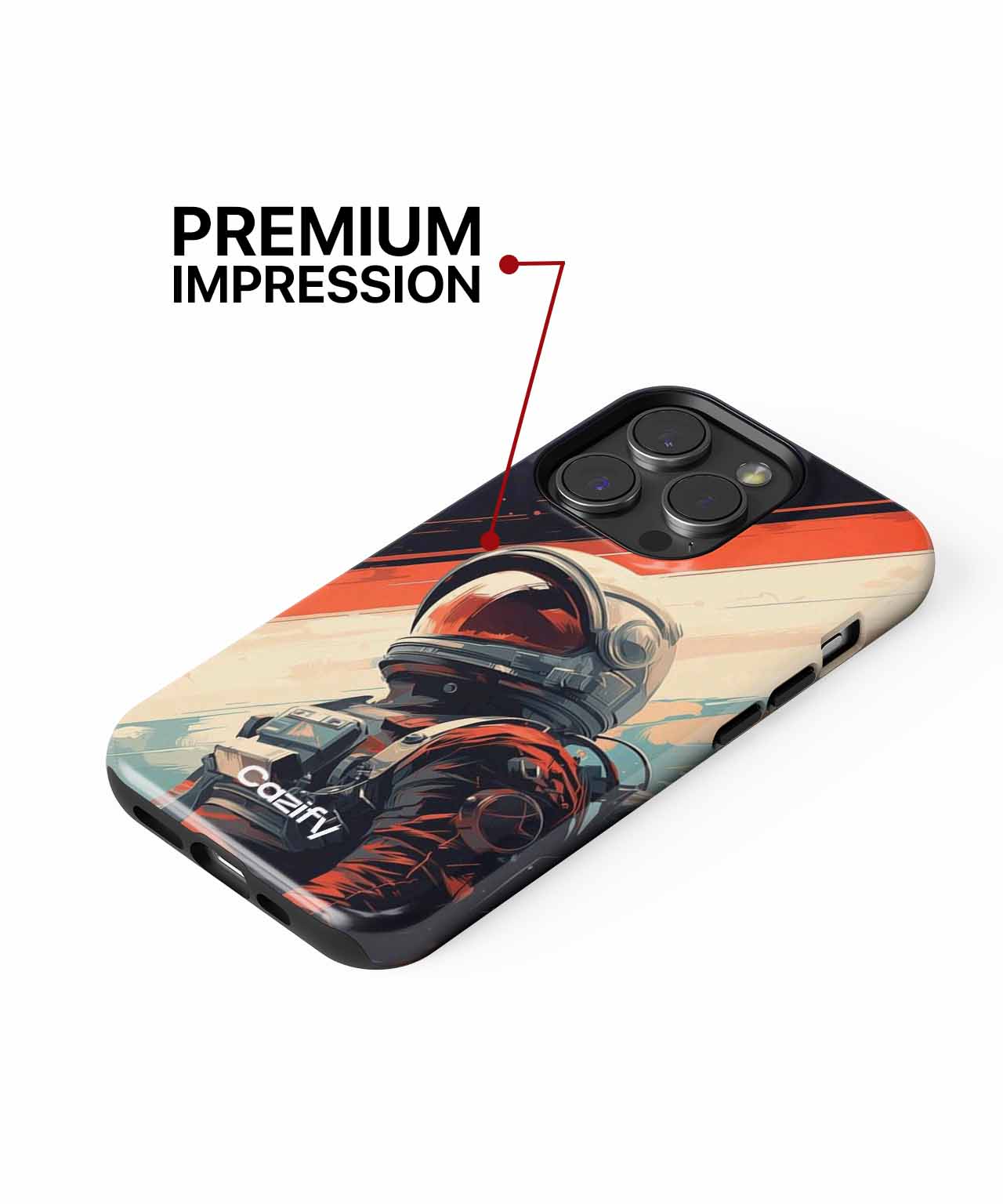Cosmic Adventures in a Daring Spacesuit iPhone case Case Cazify - Delivery Canada